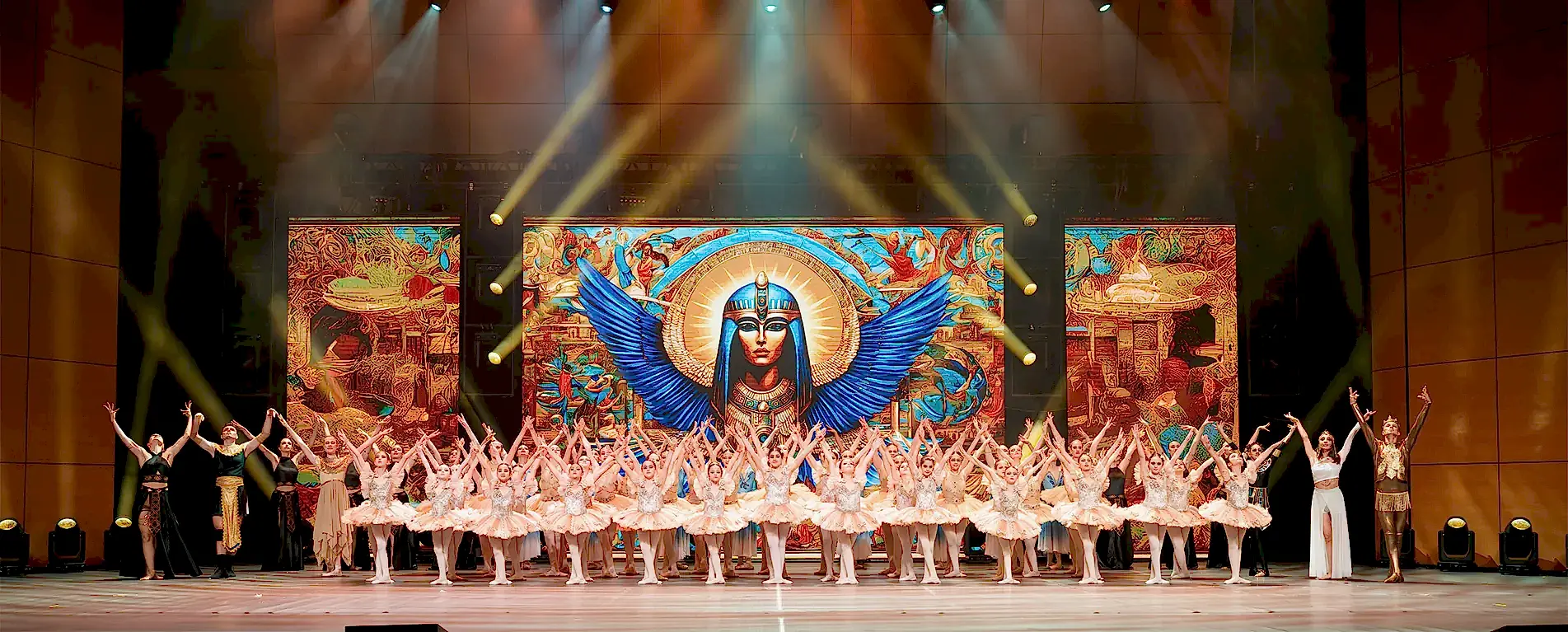 Zekeriyaköy okulu gösterisinden bir sahne